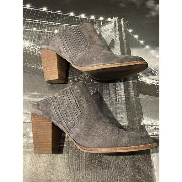 Steve‎ Madden Mertta Grey Suede Muels Women's Shoe Size 8M - Picture 3 of 7